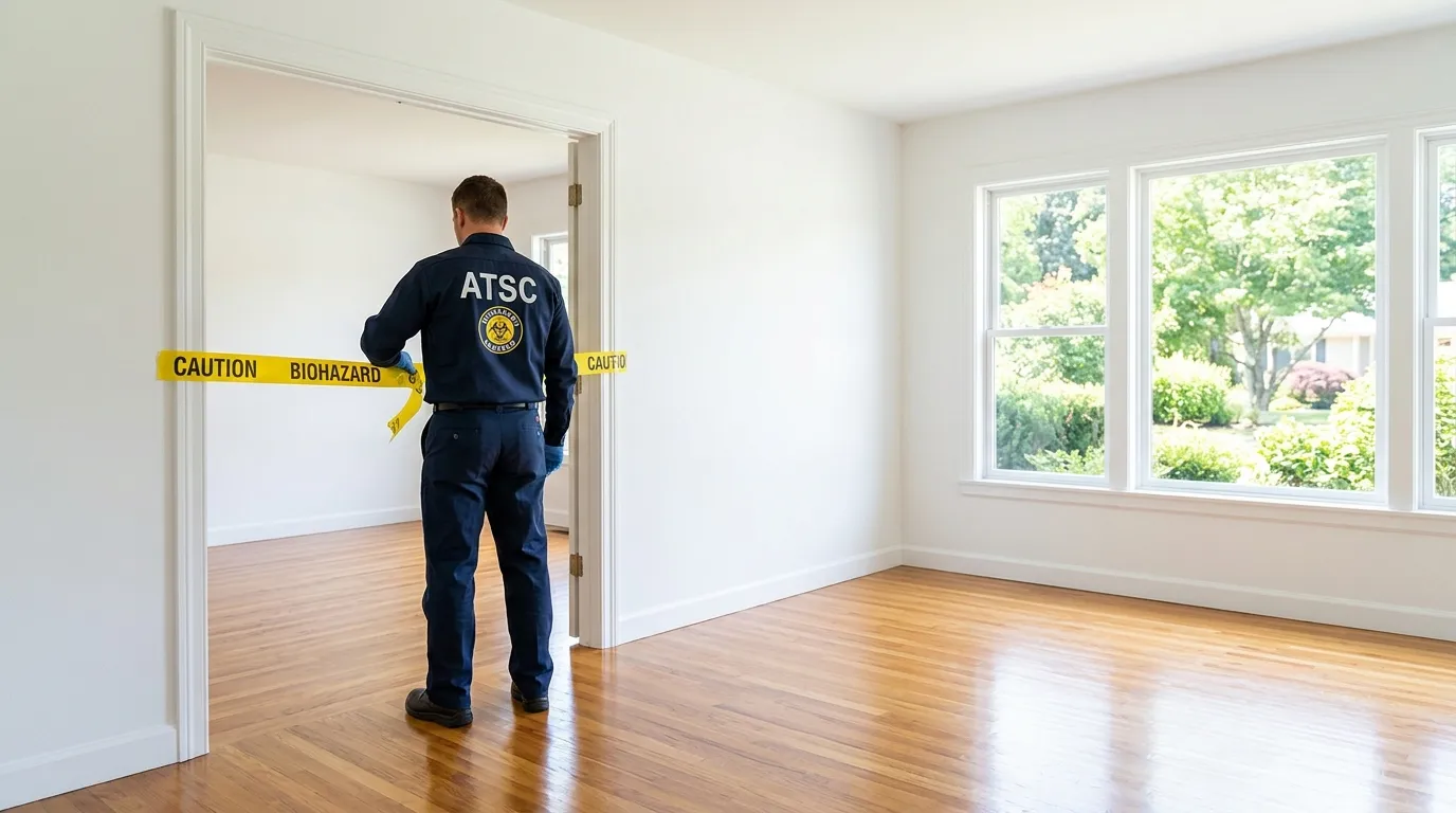 Certified biohazard cleanup crew performing Crime Scene Cleanup in South Ogden