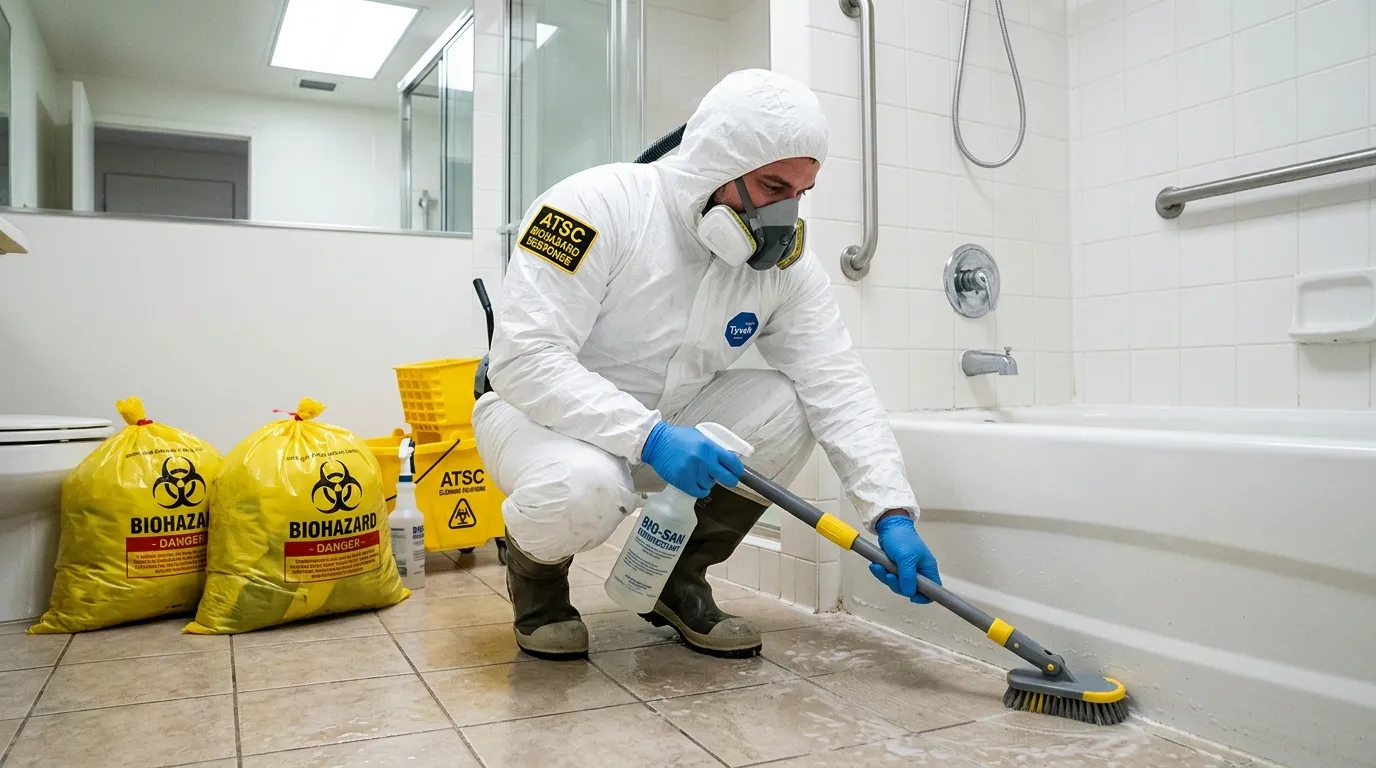 Decontamination equipment deployed for Blood Cleanup in South Ogden